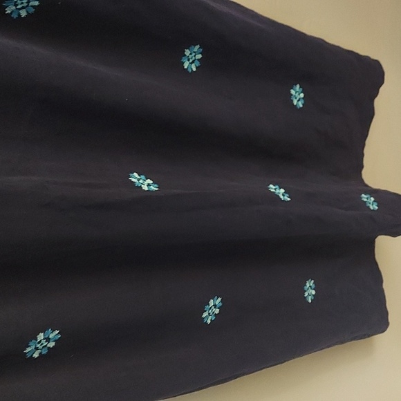 J.JILL Navy Sleeveless VNeck Pullover Maxi Dress - Picture 7 of 13